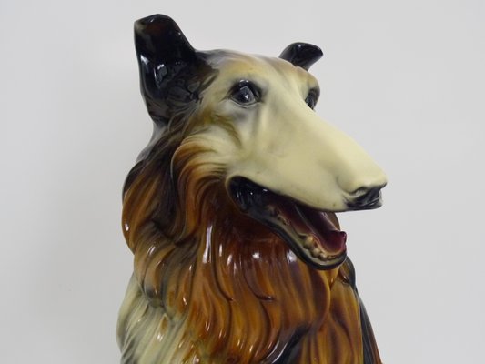 Pannello Decorativo Per Cane Collie – 20x10 Cm – PVC Con Anti UV E Antintemperie – Con 4 Viti Inox