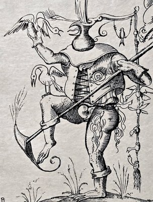 Salvador Dali, Quaresmeprenant from Les Songes Drôlatiques de
