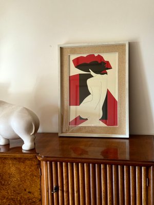 Amleto Dalla Costa, Composition, 1980s, Original Serigraph, Framed