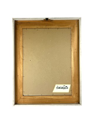 Amleto Dalla Costa, Composition, 1980s, Original Serigraph, Framed