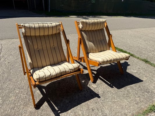 Set of Vintage Kon Tiki Chairs by Gillis Lundgren for Ikea for