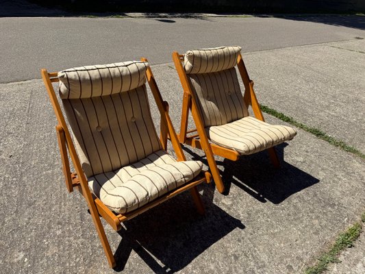 Set of Vintage Kon Tiki Chairs by Gillis Lundgren for Ikea for