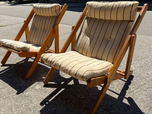 Set of Vintage Kon Tiki Chairs by Gillis Lundgren for Ikea for