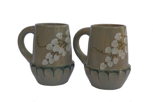Circa 1900 Art Nouveau Pottery Mugs by Dalpayrat, Set of 4 for sale at  Pamono