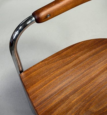 Bauhaus Chrome Chair SS33 by Luckhardt Brothers for Thonet, 1930s