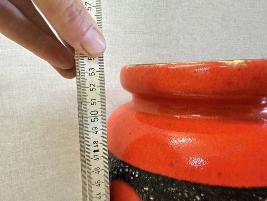 70s FatLava (scheurich社製)26cm Scheurich Keramik “Fat Lava” Vase