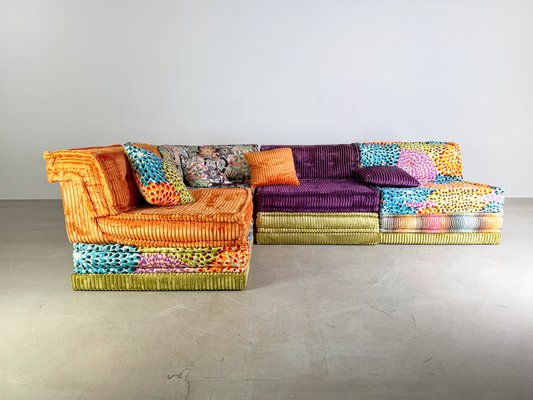 Mah Jong Corner Sofa by Missoni for Roche Bobois, Set of 4 for