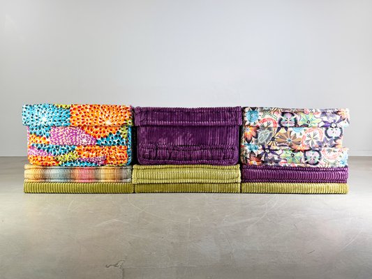 Divano ad angolo Mah Jong di Missoni per Roche Bobois, set di in