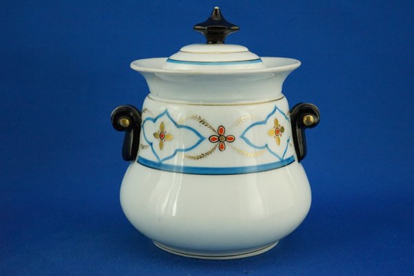 Empire Porzellan Kaffeekanne & Zuckerdose, 19. Jh. von Ginori Doccia Factory, Italien, 2er Set bei Pamono kaufen