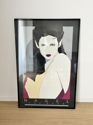 Patrick Nagel, The Book, 1980s, Print, Framed for sale at Pamono