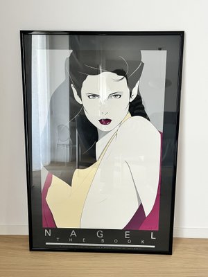 Patrick Nagel, The Book, 1980s, Print, Framed for sale at Pamono