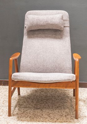 Kontour Reclining Armchair by Alf Svensson for Fritz Hansen