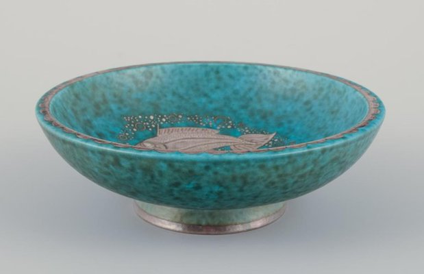 Ceramic Bowl Argenta Series by Wilhelm Kåge for Gustavsberg for