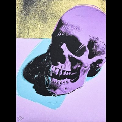 After Andy Warhol, Skull Purple, 1980s, Print for sale at Pamono