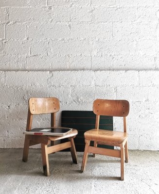 Vintage Design School Chairs by Eibe for Children, Germany, 1960s, Set of 2