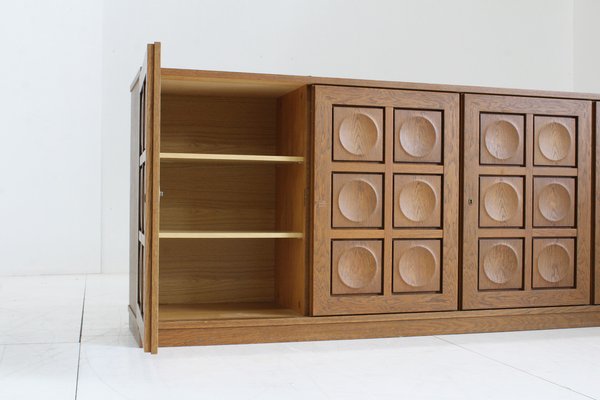 Vintage Brutalist Sideboard by Gerhard Bartels, 1970s for