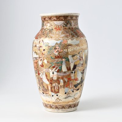 Antique Japanese Meiji Satsuma Vase, 1890s