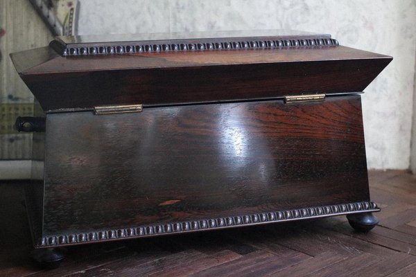 新到着 Caddy Tea Rosewood Regency Georgian for Pamono at sale 工芸品