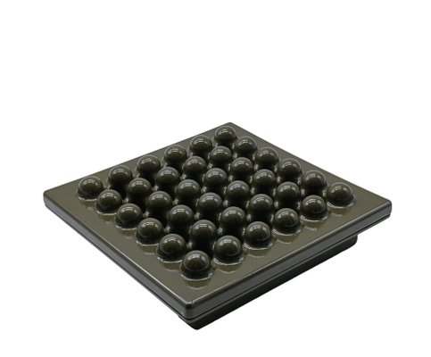 Sistema 45 Green Ashtray by Ettore Sottsass for Olivetti Synthesis