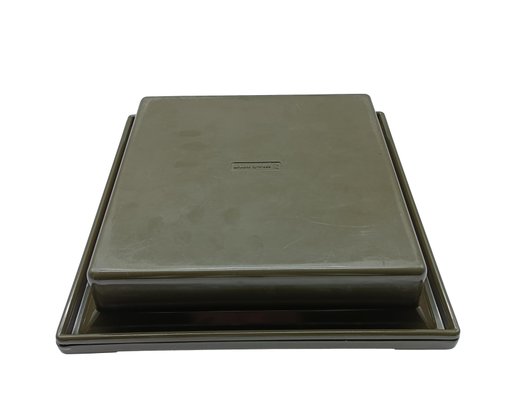 Sistema 45 Green Ashtray by Ettore Sottsass for Olivetti Synthesis