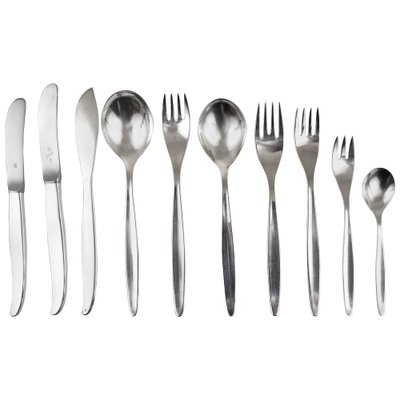 Silver-Plated Stockholm Flatware by Kurt Mayer for WMF, Germany
