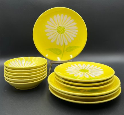 Set da tavola vintage in ceramica di Ernestine Salerno, Italia