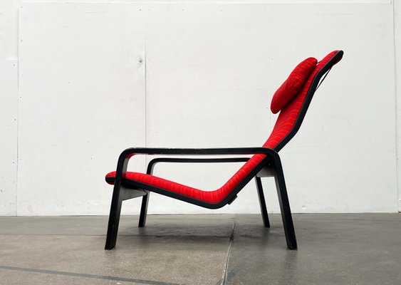 Mid-Century Modern Pulkka Lounge Chair by Ilmari Lappalainen