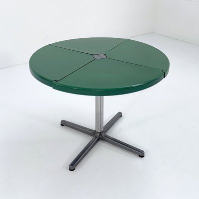 Green Plana Folding Table by Giancarlo Piretti for Castelli