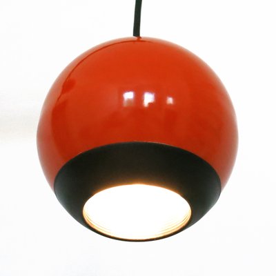 Vintage Small Orange Ball Pendant Spotlight From Es Horn Belysning