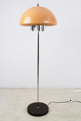 Chrome Floor Lamp With Peach Colored Shade 1960s For At Pamono Chrome Floor Lamp With Peach Colored Shade 1960s 1