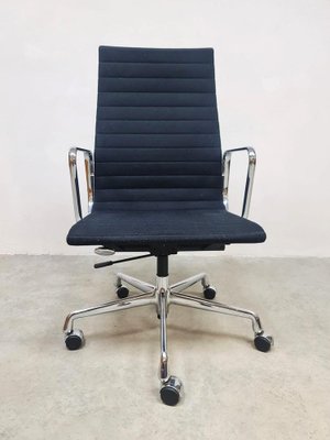 Vintage Aluminum EA 119 Office Chair by Charles and Ray Eames for