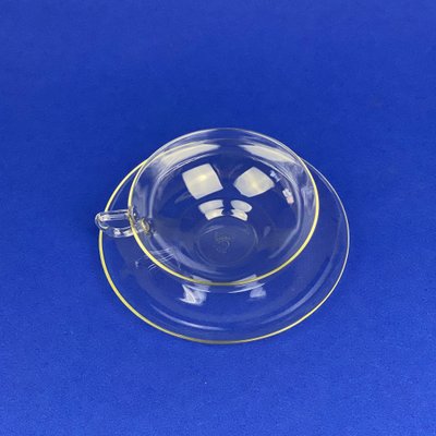 Hand-Made Glass Set by Wilhelm Wagenfeld, 1950s, Set of 13