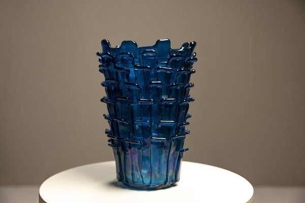 Ritalgi Vase by Fulvio Bianconi for Venini, Italy 1998 for sale at