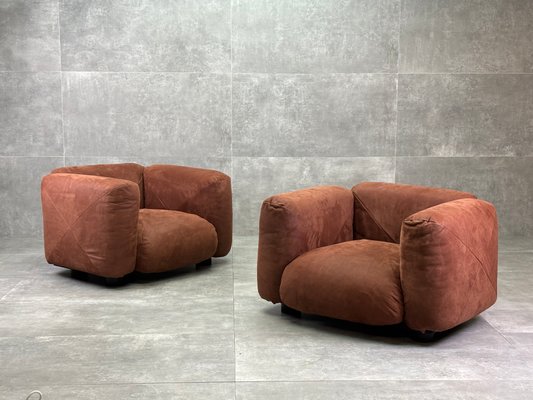Marius Armchairs by Mario Marenco for Arflex, Italy, 1970s, Set of