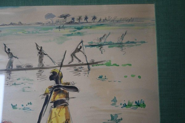 paul drawing scene