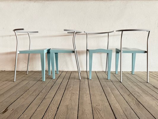 Dr. Glob Chairs by Philippe Starck for Kartell, 1980s, Set of 4