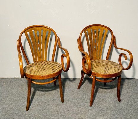 Art Nouveau Armchairs by Michael Thonet for Thonet, Late 19th