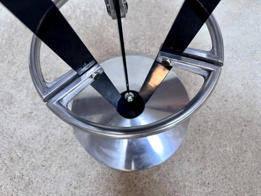 Sculptural Model Dry Martini Bar Stool in Steel with Metal Sheet