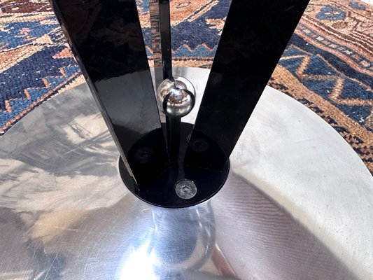 Sculptural Model Dry Martini Bar Stool in Steel with Metal Sheet
