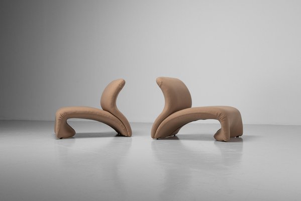 Kaïdo Lounge Chairs attributed to Kwok Hoi Chan for Steiner