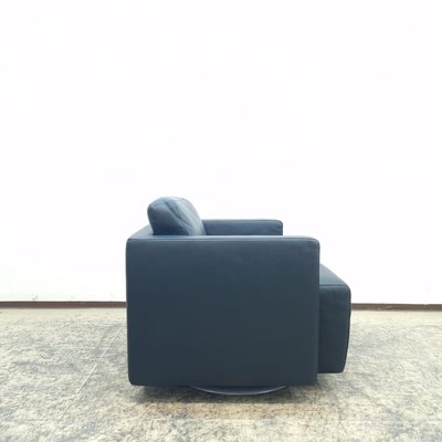 Nelson Swivel Lounge Chair in Leather by Walter Knoll for sale at