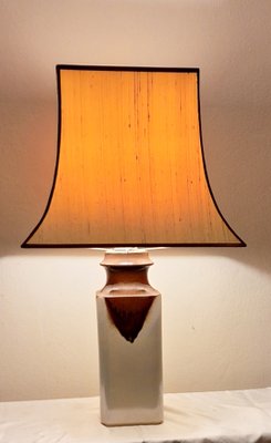 Pamono Cream Colored Table Lamps Large Vintage Table Lamp