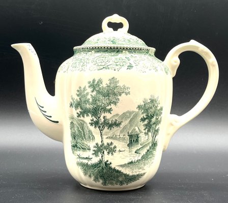 Green Burgenland Coffee or Tea Service from Villeroy & Boch, 1960s