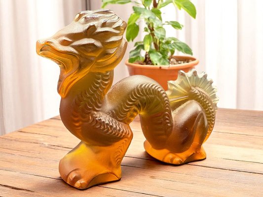 最終価格 】LALIQUE アンバー ボウル 11cm China Mood 希少美品