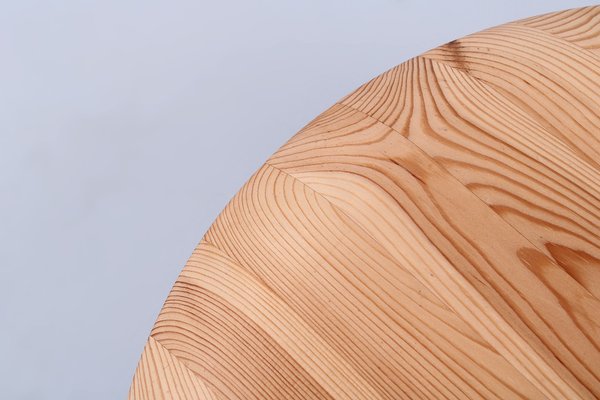 Pine Wood Karljohan Stool by Christian Hallerod for Ikea, 1990s