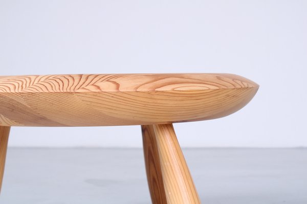 家具 IKEA KARLJOHAN Pine Wood Karljohan Stool by Christian Hallerod for Ikea, 1990s