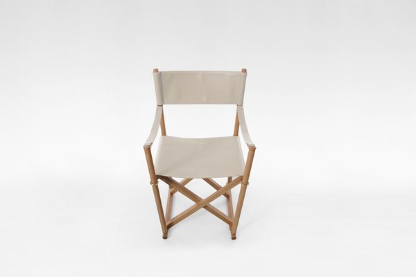 Vintage Folding Safari Chair by Mogens Koch for Rud Rasmussen