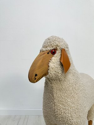 Vintage Sheep Figure Stool by Hanns-Peter Krafft for Meier Vintage Sheep Figure Stool by Hanns-Peter Krafft for Meier
