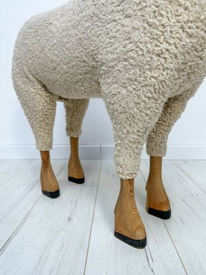 Vintage Sheep Figure Stool by Hanns-Peter Krafft for Meier Germany