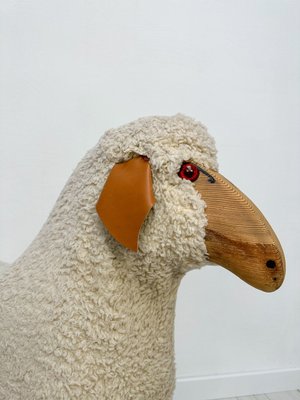 Vintage Sheep Figure Stool by Hanns-Peter Krafft for Meier Germany